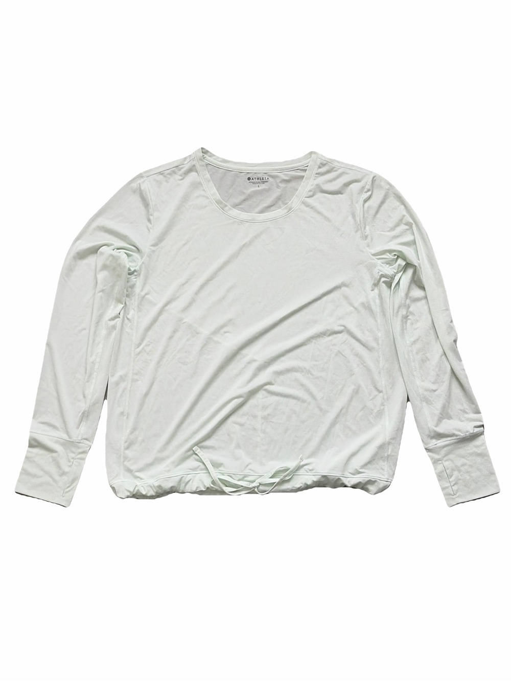NEW Athleta Incline Long-Sleeve Drawstring Top